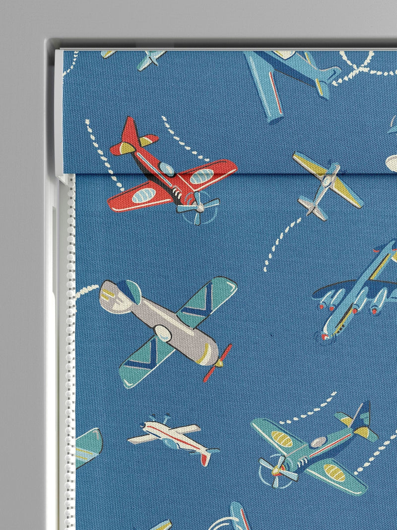 Cath Kidston kids planes roman blind made to measure (British brand)