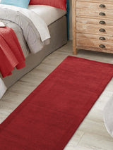 Next Asiatic Rugs Multi York Rug - Poppy Red - 240cm x 68cm- Buy online at McGrocer