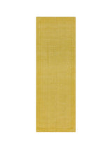 Next Asiatic Rugs York Yellow Handwoven Wool Rug 240cm x 68cm- Buy online at McGrocer