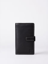 Next Lakeland Leather Black Medium Tab Purse- Buy online at McGrocer