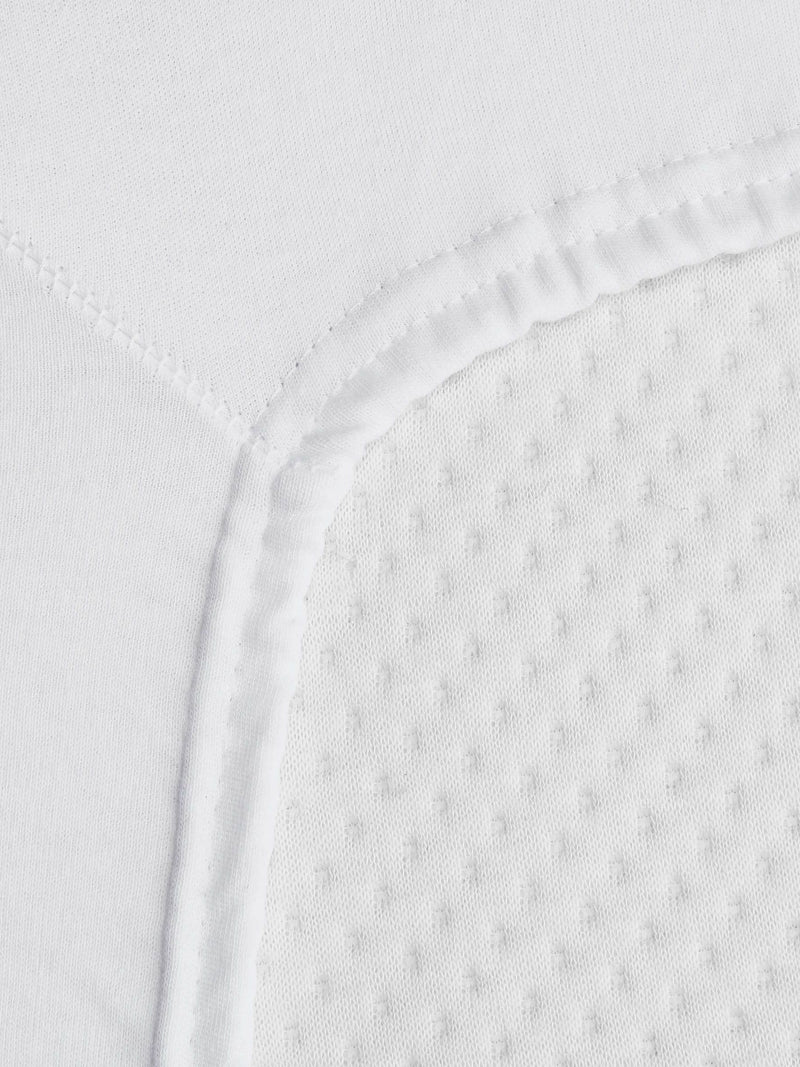 Clair De Lune white pram fitted sheet - British product
