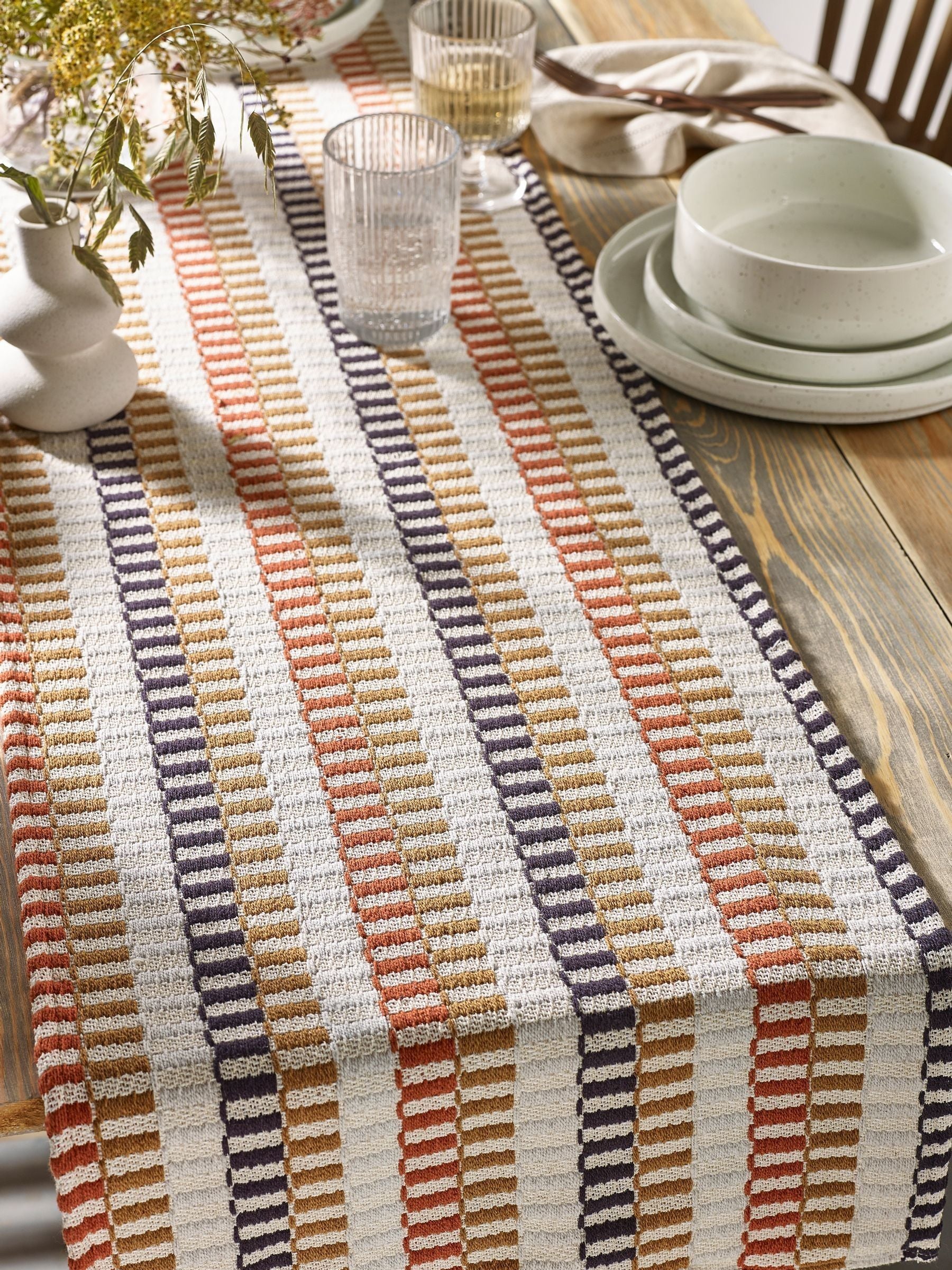 Multi Nomadic Tile Table Runner