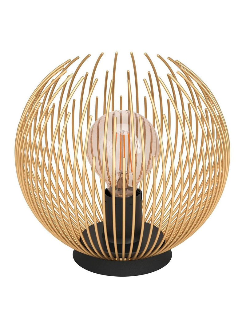 Eglo Gold Venezuela spherical table lamp, UK version