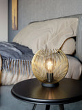 Eglo Gold Venezuela spherical table lamp, UK version