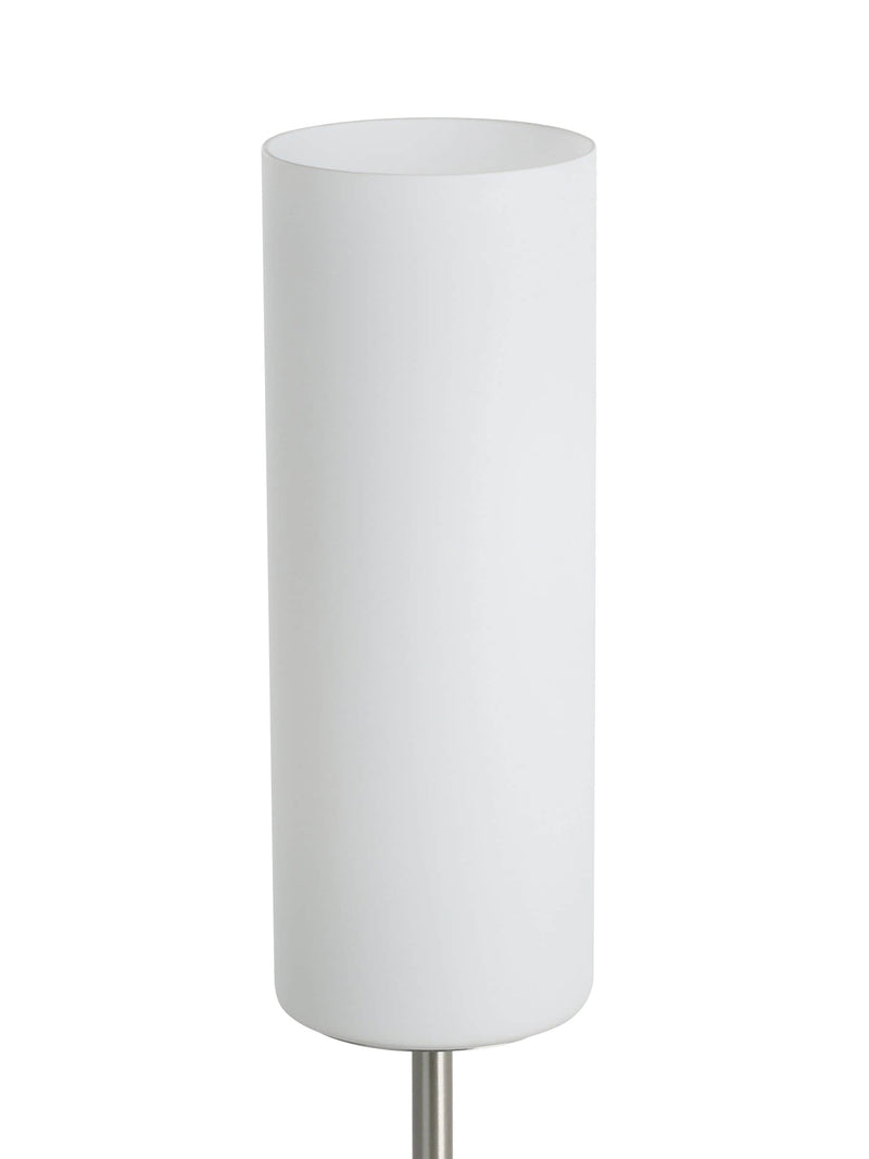 Eglo Troy 3 satin nickel table lamp, imported from the UK