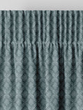 Laura Ashley Spruce Abingdon made to measure curtains, green polyester (British brand)