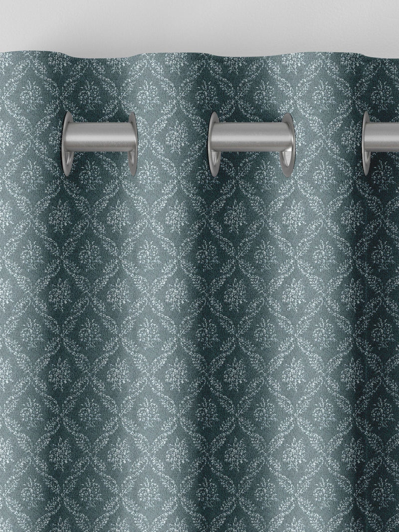 Laura Ashley Spruce Abingdon nach Maß gefertigte Gardinen, grüner Polyester (britische Marke)