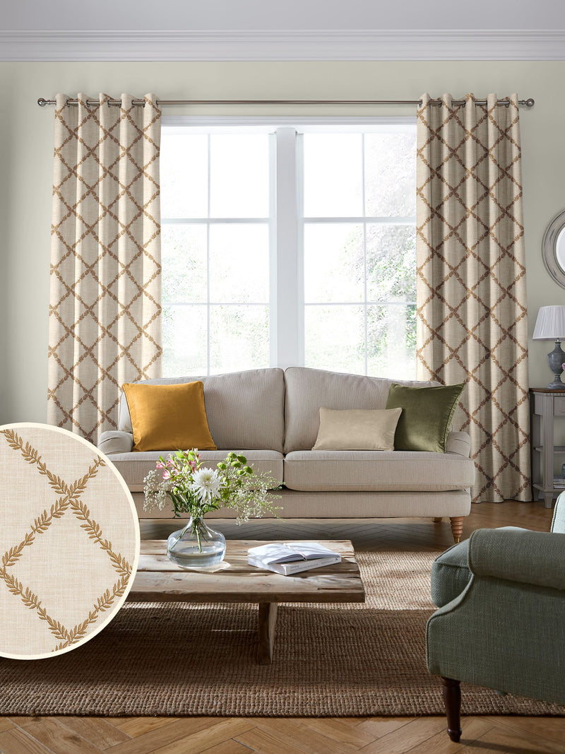 Laura Ashley Pennorth Amber curtains, UK version