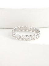Next Sterling Silver Heart Sparkle Ring- Buy online at McGrocer