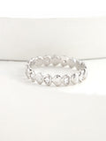 Sterling Silver Heart Sparkle Ring
