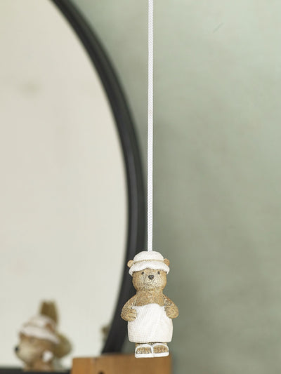 Next Natural Bertie Bear Light Pull Bathroom Accessory- Buy online at McGrocer