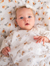 Next aden + anais Animal Essentials Muslin Baby Blanket 4 Pack- Buy online at McGrocer