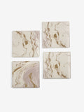 Natural Galaxy glass coasters set of 4, imported from the UK