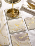 Natural Galaxy glass coasters set of 4, imported from the UK