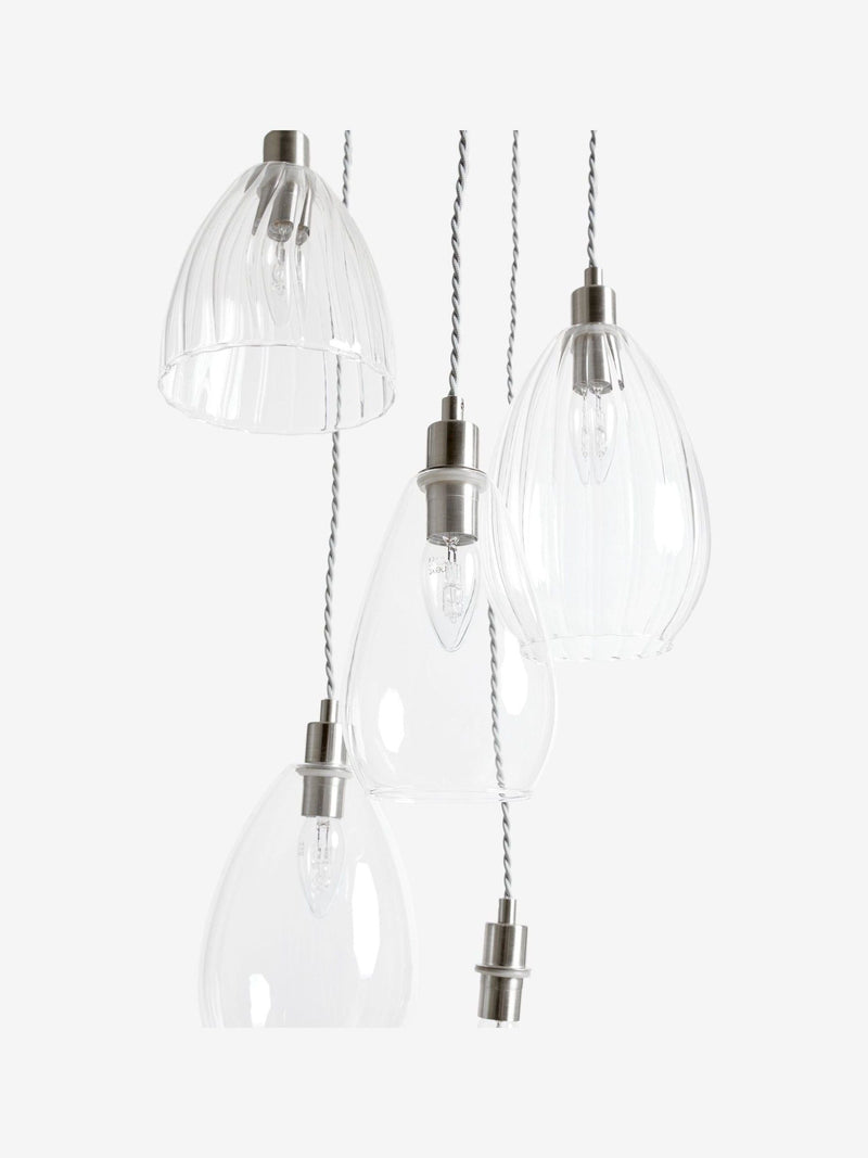 Blockley clear glass spare part for pendant and chandelier (British brand)