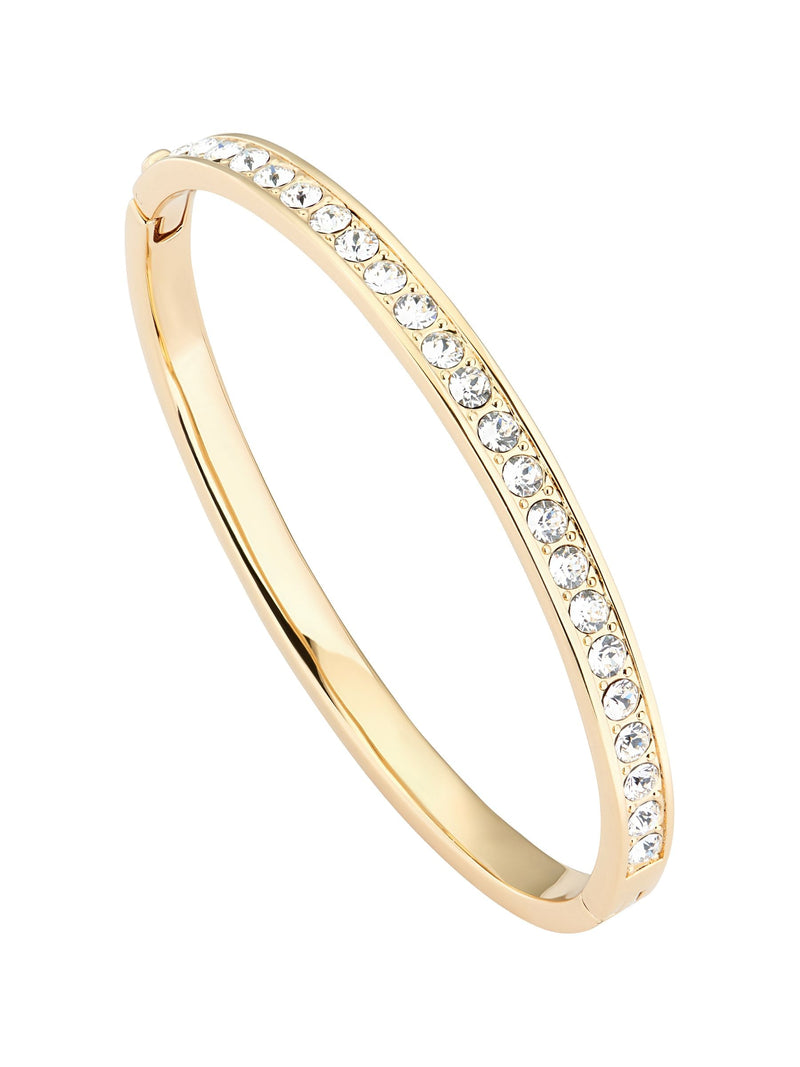Ted Baker Clemera hinge bangle with clear crystal detailing (British brand)