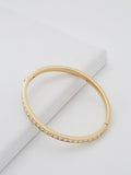 Ted Baker Clemera hinge bangle with clear crystal detailing (British brand)