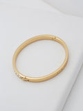 Ted Baker Clemera hinge bangle with clear crystal detailing (British brand)