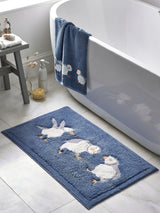 Next Blue Puffin 100% Cotton Bath Mat- Buy online at McGrocer