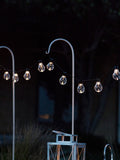 Lights4fun 20 warm white solar festoon lights - British product