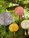 Lights4fun set of 3 tassel solar hanging lanterns - British product