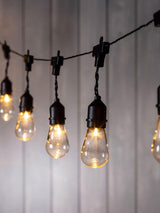 Next Lights4fun 15 Drop Bulb Battery Operated Festoon Lights- Buy online at McGrocer