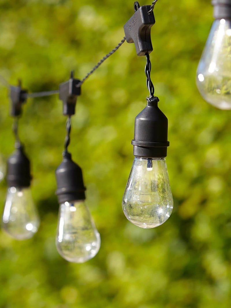 Lights4fun 15 drop bulb battery operated festoon lights 4.2m (British brand)