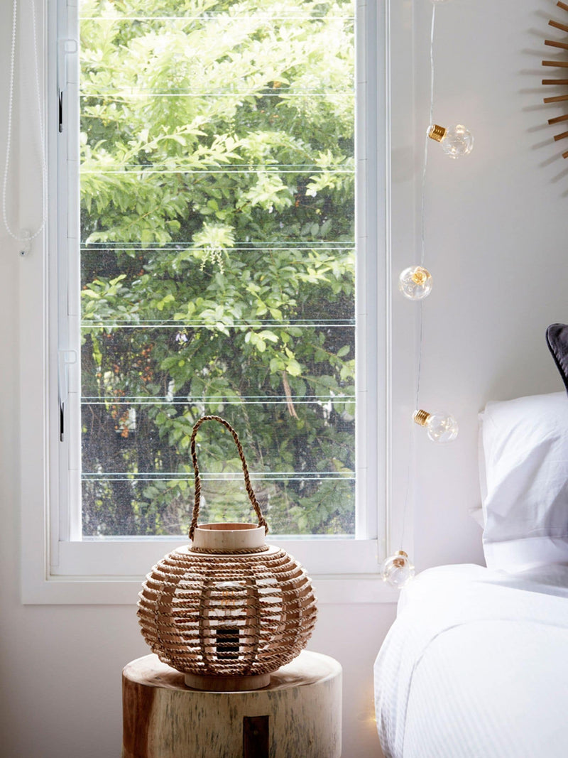 Lights4fun brass micro fairy light festoon, imported from the UK