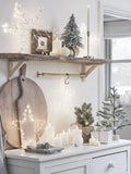Lights4fun White TruGlow LED pillar candle trio, UK version