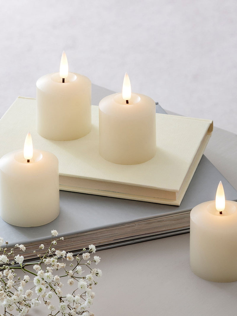 Lights4fun TruGlow LED votive candles, UK version
