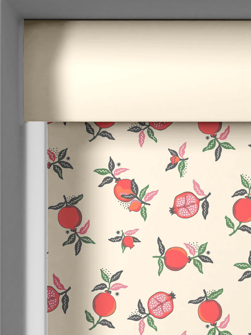 Cath Kidston Orange Pomegranate roller blind (British brand)