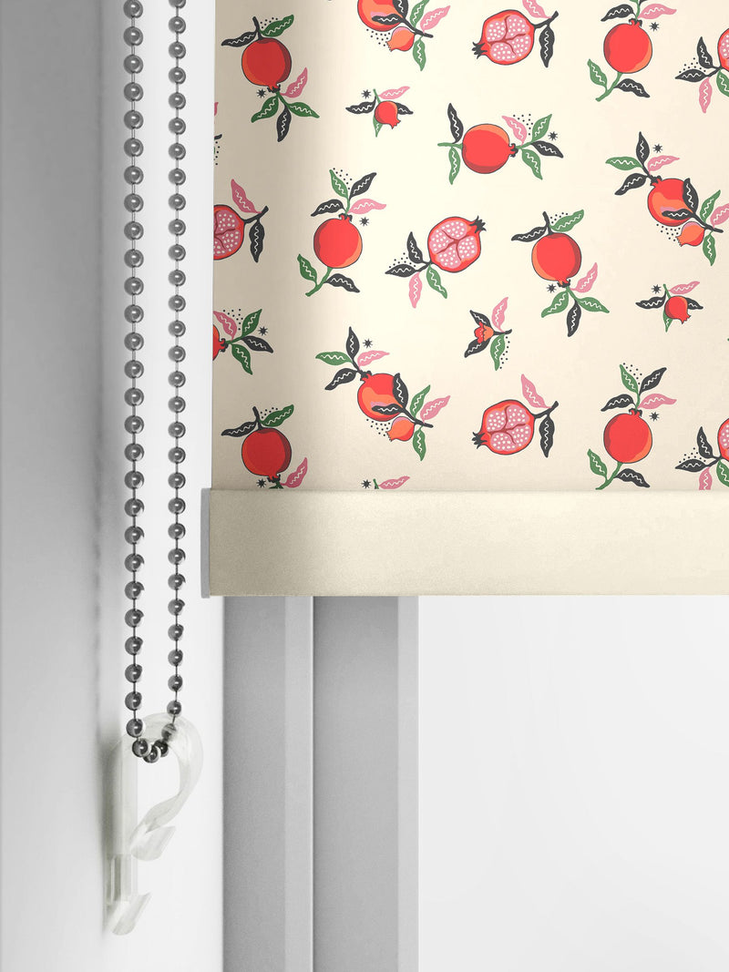 Cath Kidston Orange Pomegranate roller blind (British brand)