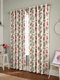Cath Kidston cream cups and vases print curtains, UK version