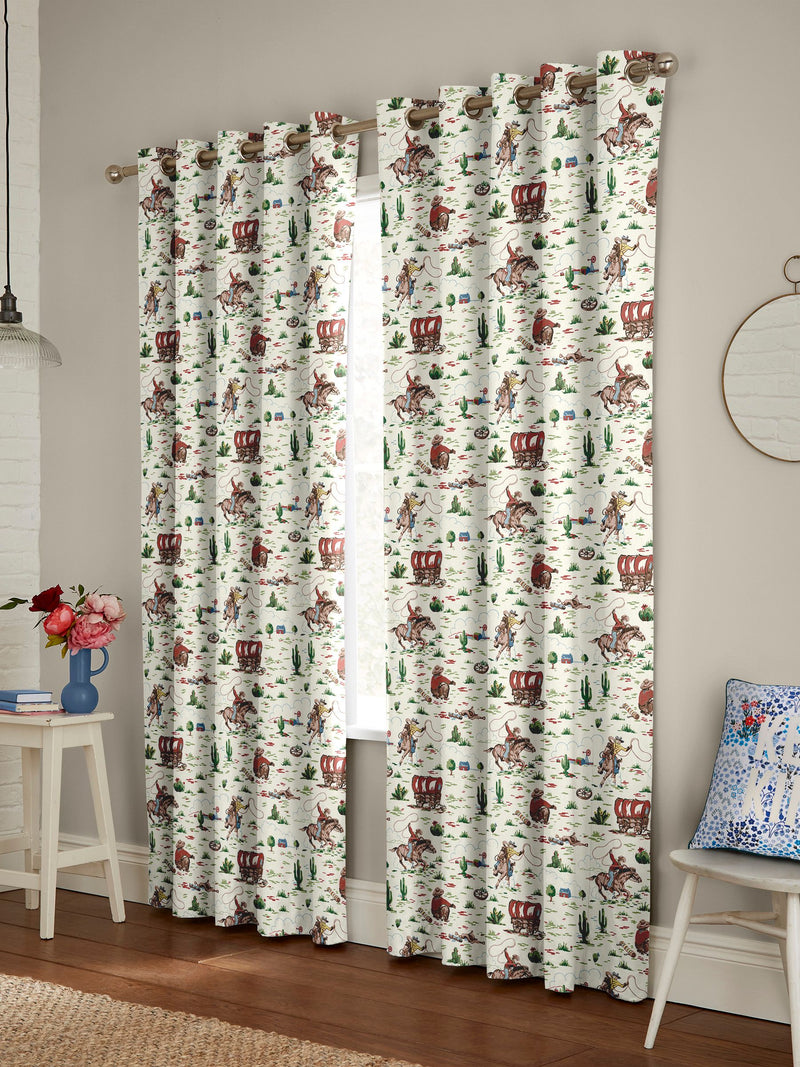 Cath Kidston cowboy made to measure cotton curtains, UK version