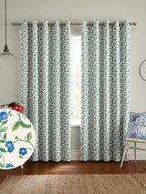 Next Cath Kidston Blue Forget Me Not Made To Measure Curtains- Buy online at McGrocer