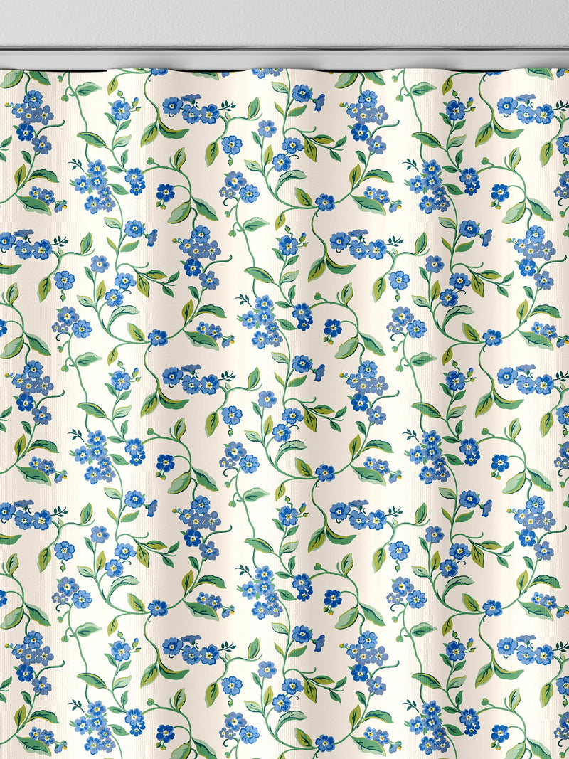 Cath Kidston Forget Me Not curtains in blue - British product