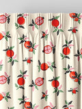 Cath Kidston orange pomegranate made to measure curtains, imported from the UK