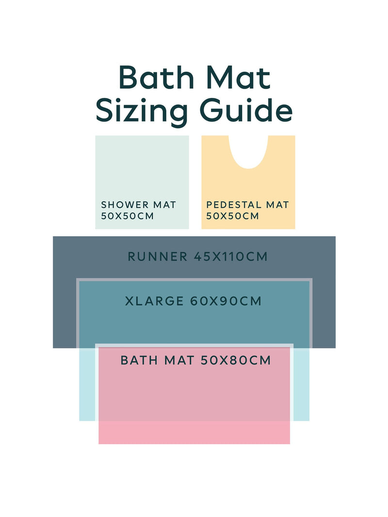 Grey daisy plastic bath mat with suction pads (British brand)