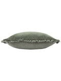 Yard Bertie washed cotton velvet cushion - British product