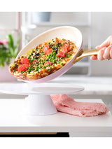Next GreenPan Padova Reserve Blush Pink 2-Piece Frying Pan Set 20cm & 26cm- Buy online at McGrocer