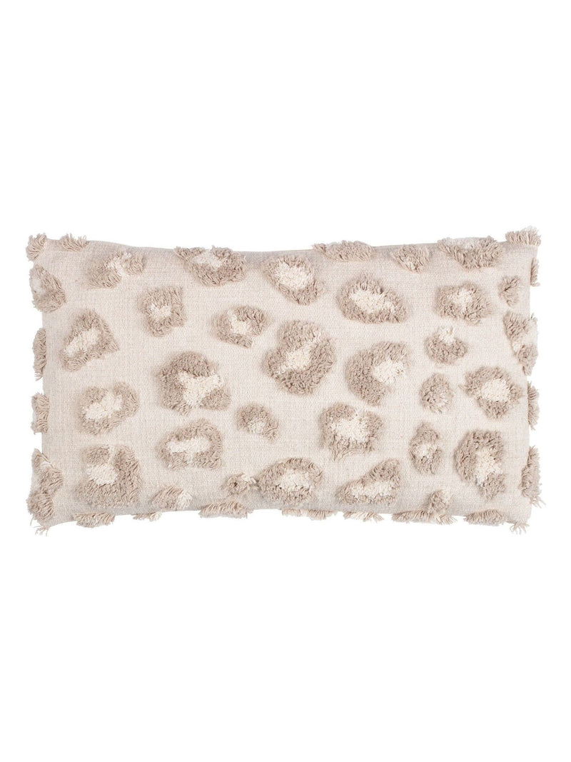 Furn Maeve tonal leopard print cotton cushion - British product