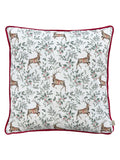 Evans Lichfield watercolour reindeer cushion - British product