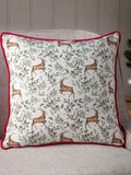 Evans Lichfield watercolour reindeer cushion - British product