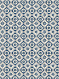 Joules wallpaper sample Navy Cream Meadow Geo A4 (British brand)