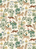 Joules Folk Forest Floral wallpaper sample A4 (British brand)