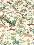 Joules Folk Forest Floral wallpaper sample A4 (British brand)