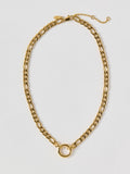 Oliver Bonas gold chunky ring necklace, imported from the UK