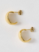 Next Oliver Bonas Lora Gold Tone Waterproof Chunky Hoop Earrings- Buy online at McGrocer