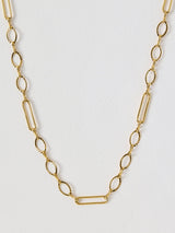 Next Oliver Bonas Gold Jovi Gold Tone Waterproof Fine Chain Necklace- Buy online at McGrocer