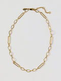 Oliver Bonas gold tone waterproof fine chain necklace, UK version